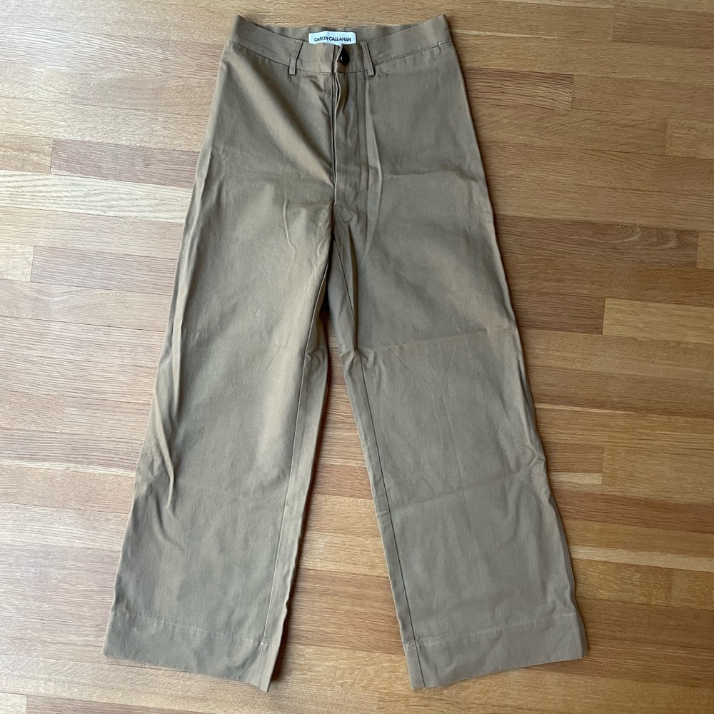 Caron Callahan NWT Stewart Pant Khaki Dobby size 4